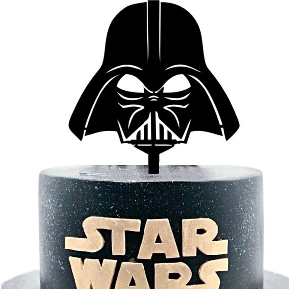 Large Acrylic Darth Vader Star Wars Cake Topper - Picture 1 of 2